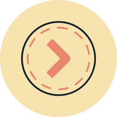 Bozuk para. Web simgesi basit illüstrasyon