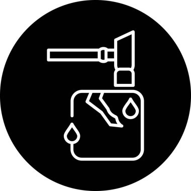 yağ pompası ikon vektör illüstrasyonu