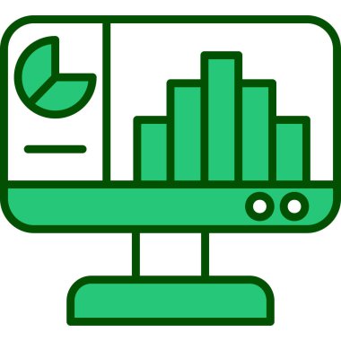 analitik veri tablosu simgesi ana hat biçiminde