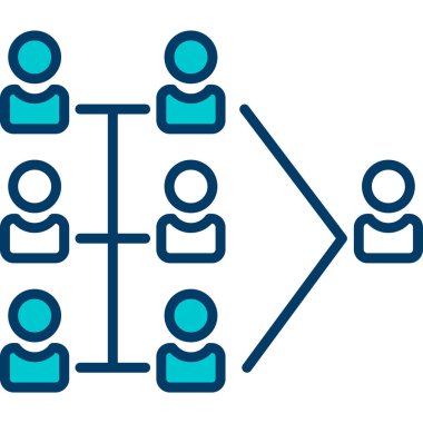 ağ bağlantısı simgesi, vektör illüstrasyonu