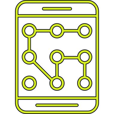 cep telefonu ikonu vektör illüstrasyonu