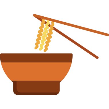 kase ve kase ile pirinç vektör çizimi