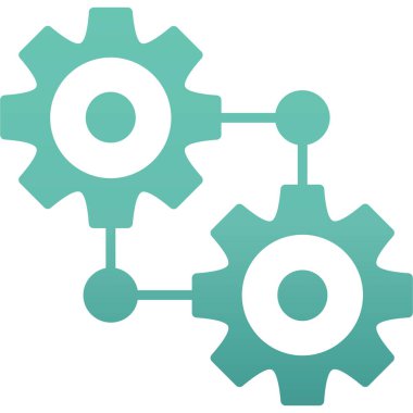 Teçhizat Web simgesi basit illüstrasyon