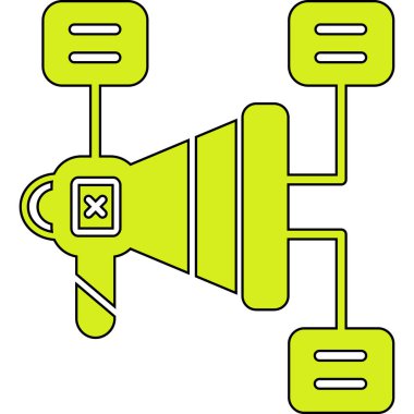 hoparlör simgesi, vektör illüstrasyonu