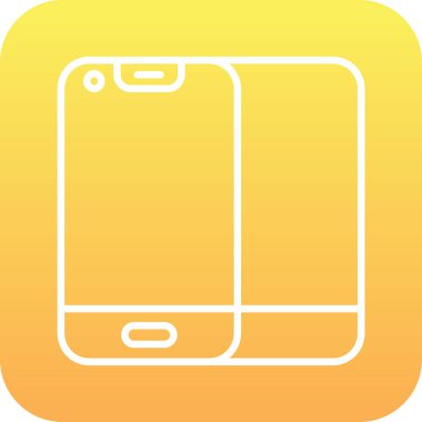 akıllı telefon simgesi vektör illüstrasyonu