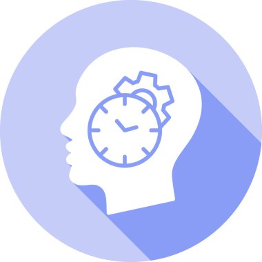 Kafa. Web simgesi basit illüstrasyon