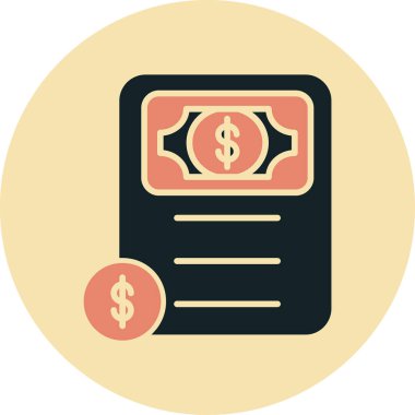 para vektörü renk simgesi basit illüstrasyon