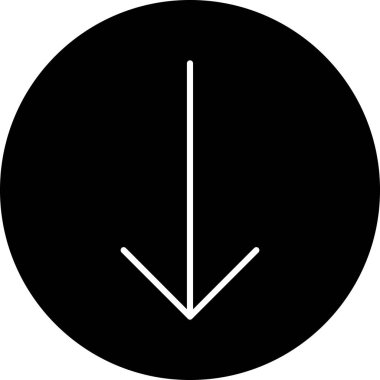 ok simgesi, vektör illüstrasyonu basit tasarım