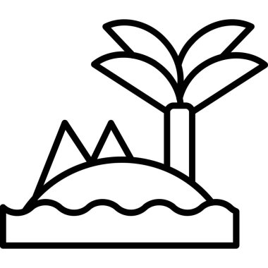 bitki simgesi vektör illüstrasyonu