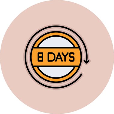 Ayın günü için bir arkaplan vektör illüstrasyonu