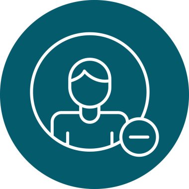 İnsan simgesinin vektör illüstrasyonu