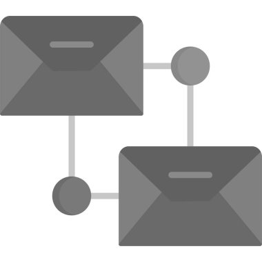 e-posta zarfı simgesi katı biçiminde