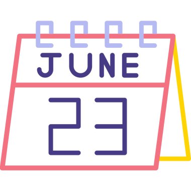 Tek bir günlük takvimde 3 Haziran rd tarihi