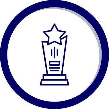 Madalya. Web simgesi basit illüstrasyon