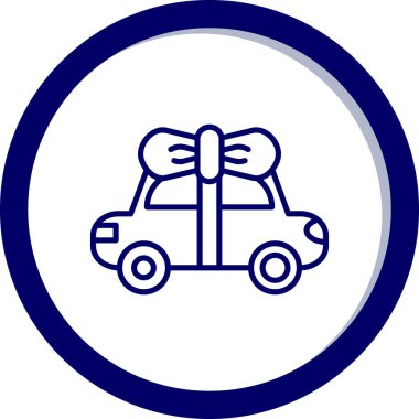 hediye simgesi vektör illüstrasyonu