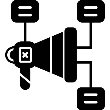 seo ve pazarlama simgesinin vektör illüstrasyonu