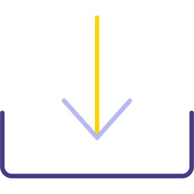 ok simgesi vektör illüstrasyonu