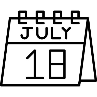 Takvim simge tasarlamak vektör