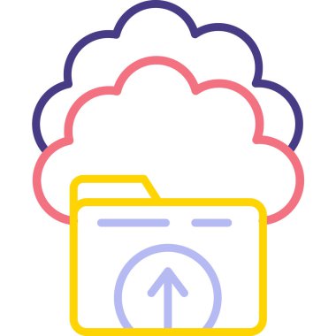 Bulut deposu. Basit tasarım