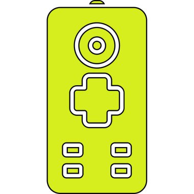 Çizgi film uzaktan kontrolünün vektör çizimi