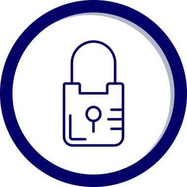 ikon vektör illüstrasyonunu kilitle