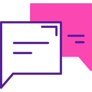 ileti ikonu vektör illüstrasyonu