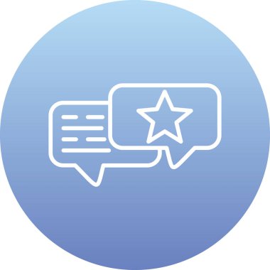 Konuşma baloncukları. Web simgesi vektör illüstrasyonu