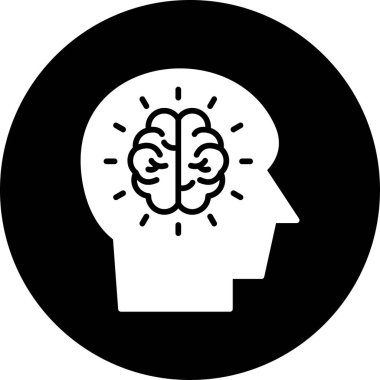 Fikir simgesi vektör illüstrasyonu