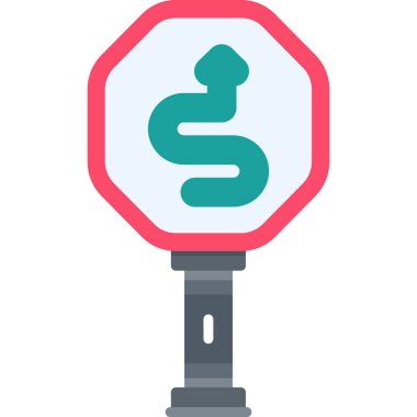 yol trafik ışığı simgesi, vektör illüstrasyonu