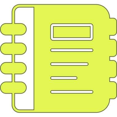 defter vektör simge tasarlamak