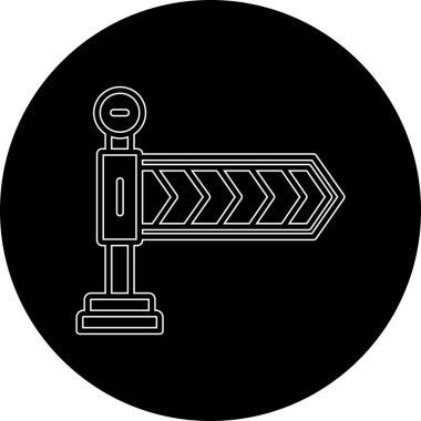 Yol işaretleri simge vektör