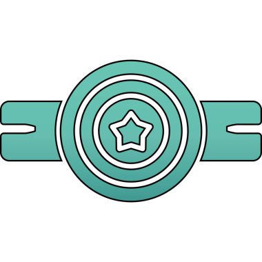 Yıldız simgesi. Web için yıldız vektör simgelerinin özet çizimi