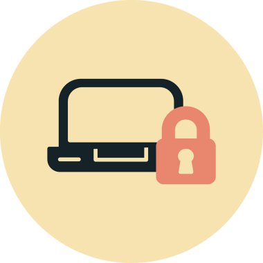 Bilgisayar. Web simgesi basit illüstrasyon