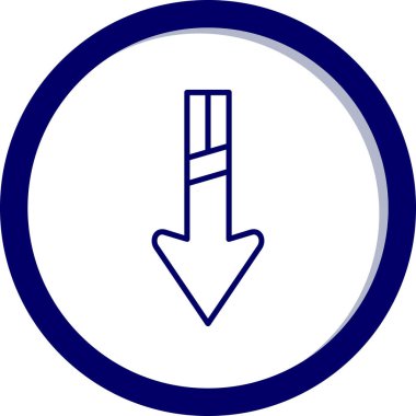 ok simgesi vektör illüstrasyonu