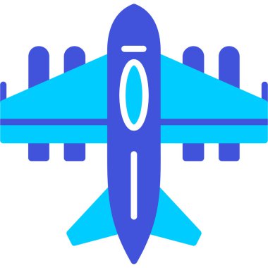 Uçak. Web simgesi basit illüstrasyon