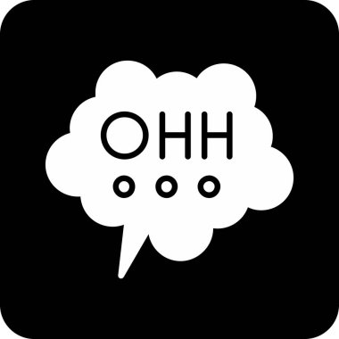 Konuşma balonu vektör çizimi