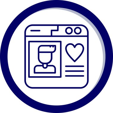 Kahve makinesi. Basit resimleme