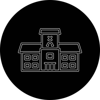 Okul binasının basit taslağı