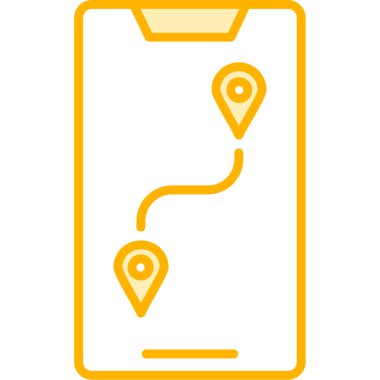 Harita konumu simgesi, özet biçimi