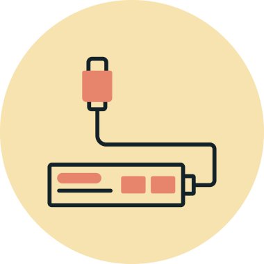 Seo ve simgenin vektör illüstrasyonu