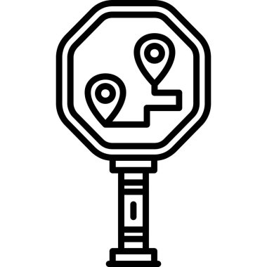 konum haritası gezinme simgesi