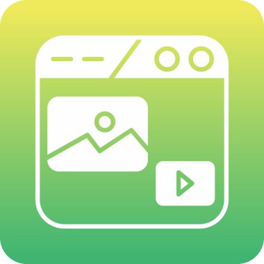 Kamera simgesi, vektör illüstrasyonu