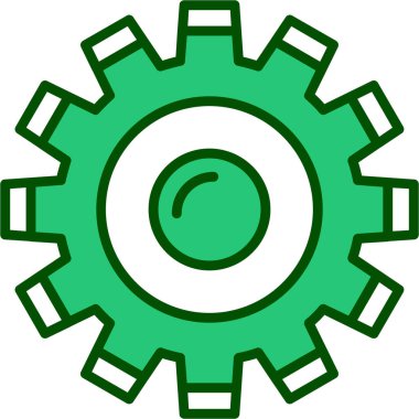 Teçhizat Web simgesi basit illüstrasyon