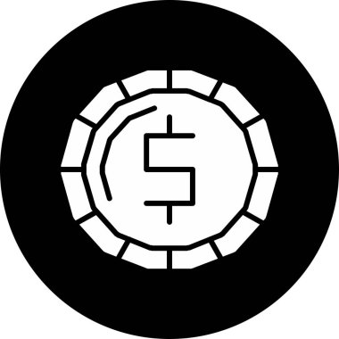 Para birimi para birimi simgesi katı biçiminde