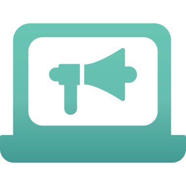 Ses. Web simgesi basit illüstrasyon