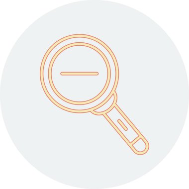 Büyütecin vektör illüstrasyonu