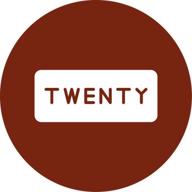 24 saat simgesi, basit vektör illüstrasyonu