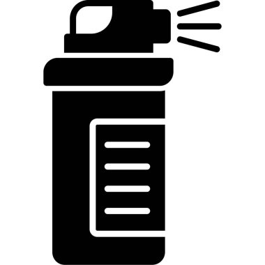 Şişe. Web simgesi basit illüstrasyon