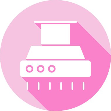 güç dolgu simgesi, illüstrasyon vektörü