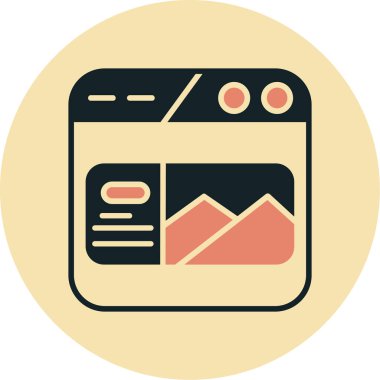 Modern eğitim ikonunun vektör illüstrasyonu